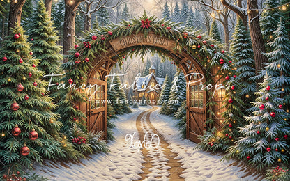 Christmas Path To Home - with Sweep Option