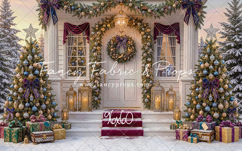 Christmas Plum Home - With Sweep Option