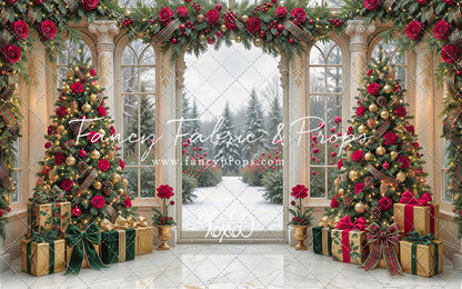 Christmas Rose Gala - with Sweep Option