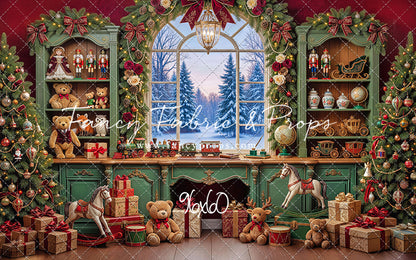 Christmas Toy Cabinet - with Sweep Option