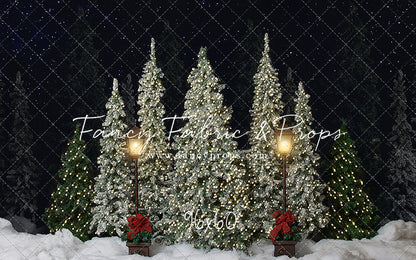 Christmas Cottage Trees