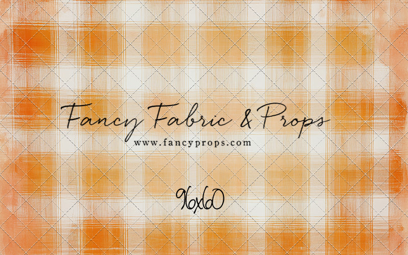 Citrus Tartan- With Sweep Option