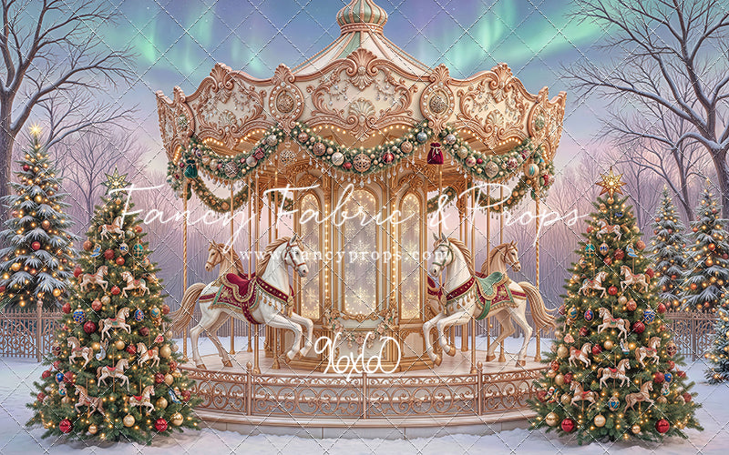 Classic Christmas Carousel - With Sweep Option