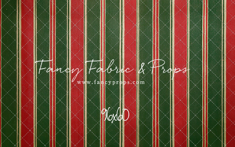 Classic Christmas Stripe - With Sweep Option