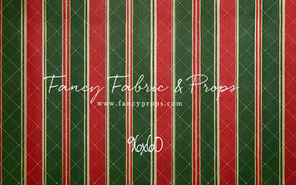 Classic Christmas Stripe - With Sweep Option