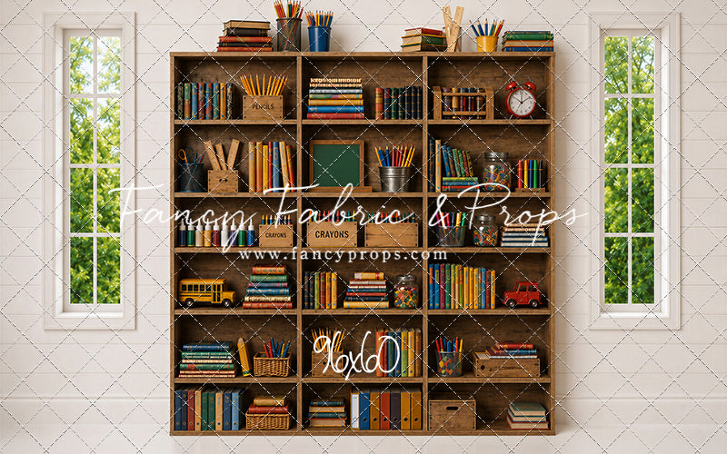 Classic Classroom Bookshelf - With Sweep Option