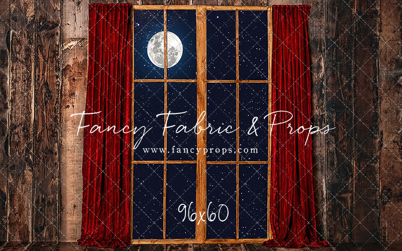 Classic Window With Drapes