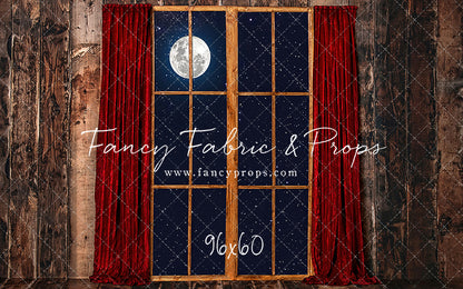 Classic Window With Drapes