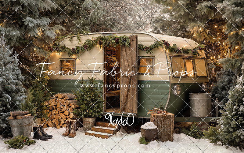 Cozy Camper Christmas - with Sweep Option