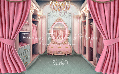 Elegant Armoire - Sage Floor Option - With Sweep Option