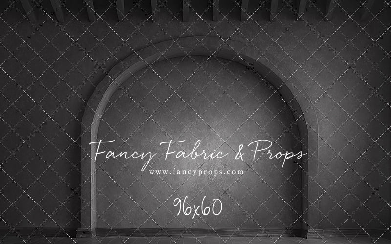 Elegant Charcoal Alcove - Wood Floor - With Sweep Option