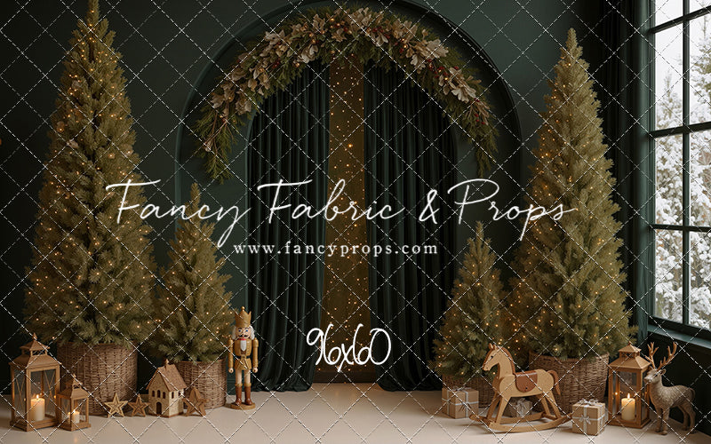 Emerald Christmas Arch - With Sweep Option