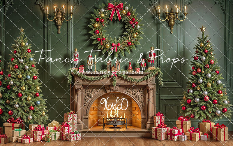 Emerald Christmas Room - with Sweep Option