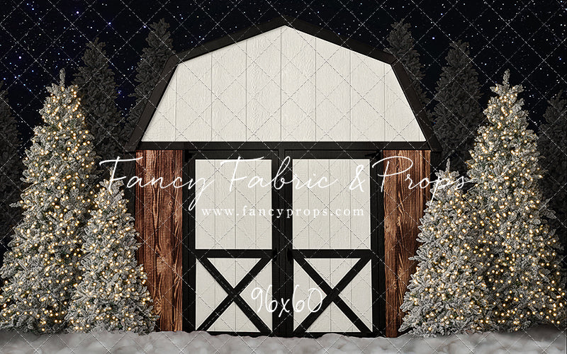 Modern Christmas Barn - No Light