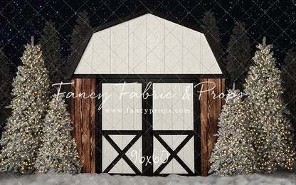 Modern Christmas Barn - No Light