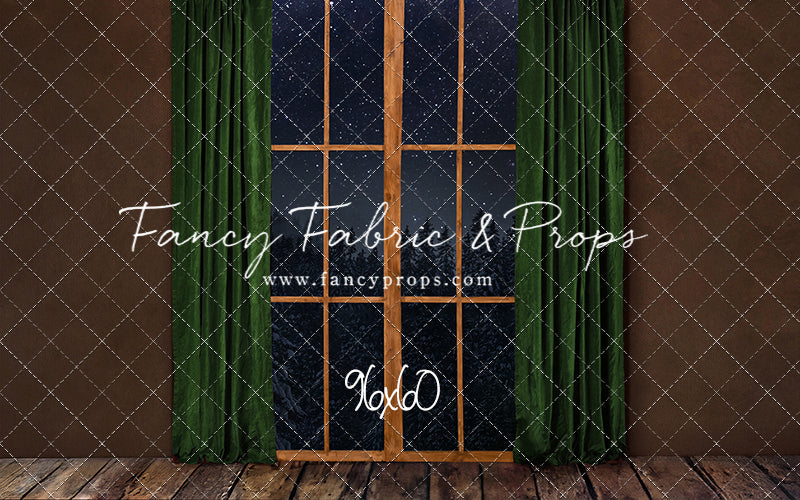 Fireside Evergreen Window
