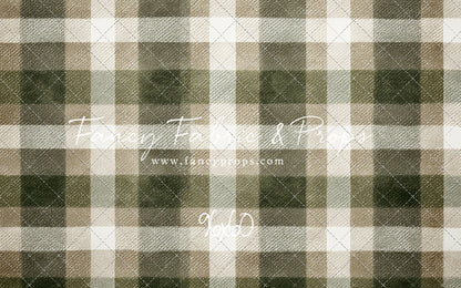 Frosted Pine Plaid - With Sweep Option