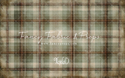 Frosted Plaid Spruce - With Sweep Option