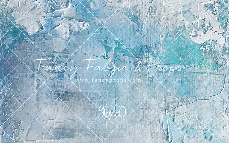 Frozen Veil - With Blue Floor Sweep Option