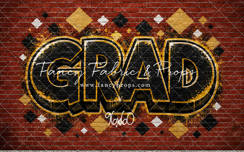 Gold & Black Grad - With Sweep Option