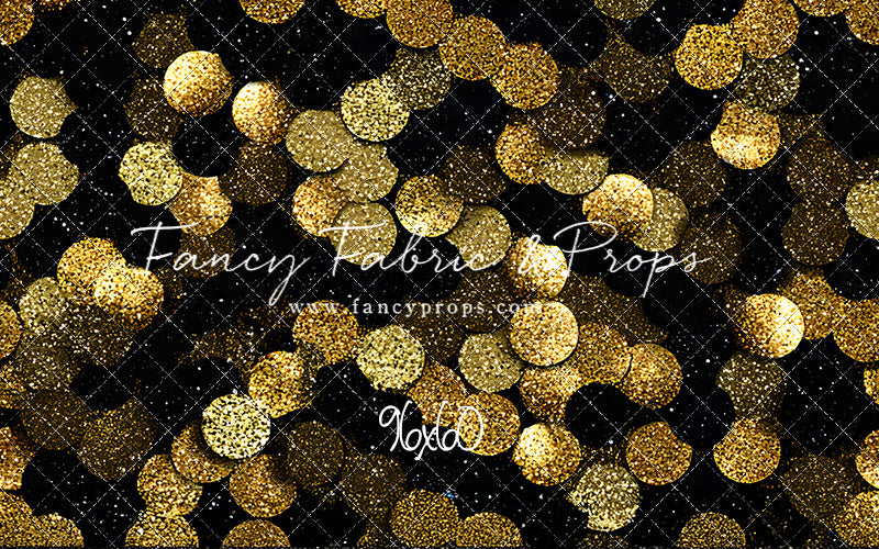 Golden Glam Confetti - With Sweep Option