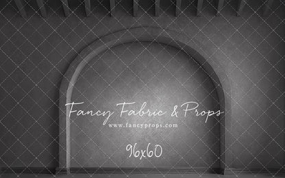 Gothic Gray Archway - Solid Floor - With Sweep Option
