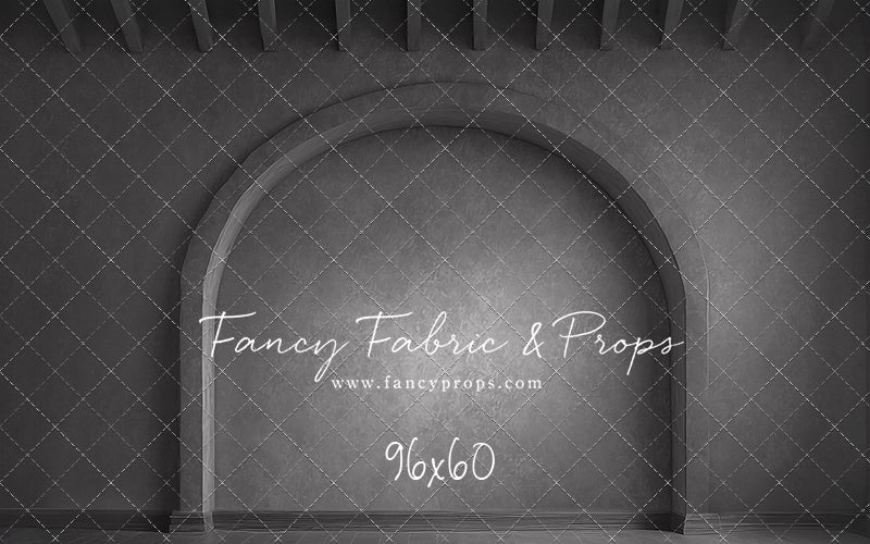 Gothic Gray Archway - Wood Floor - With Sweep Option