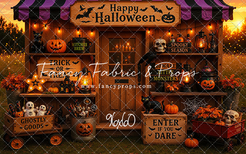 Haunted Harvest Stand - with Sweep Option