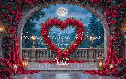 Heart of Roses - With Sweep Option