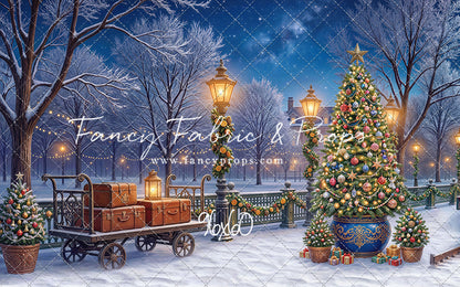 Holiday Train Station - With Sweep Option