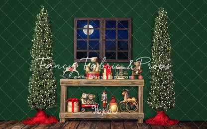 Holly Jolly Workshop Window