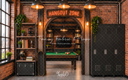 Industrial Loft Hangout Zone - With Sweep Option
