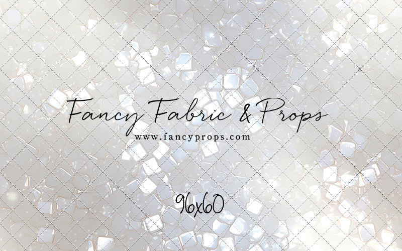 Iridescent White Sparkle