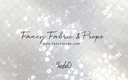 Iridescent White Sparkle