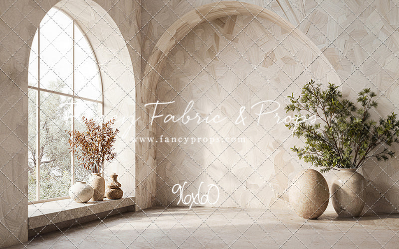 Ivory Vista Arch - With Sweep Option