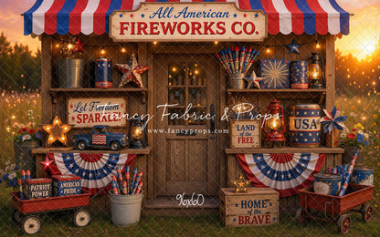 Liberty Sparks Fireworks Stand - With Sweep Option