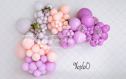 Pretty Magenta Magic Balloon Arch