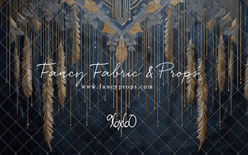 Midnight Feather Cascade - With Sweep Option