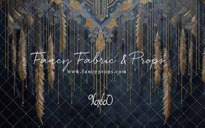 Midnight Feather Cascade - With Sweep Option