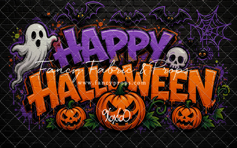 Midnight Graffiti Halloween - With Sweep Option