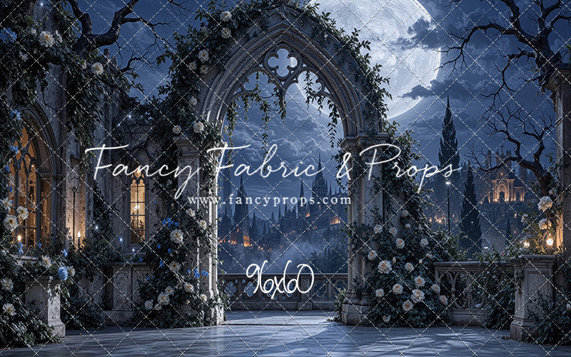 Moonlit Gothic Garden - with Sweep Option