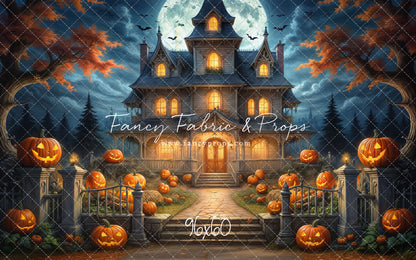 Moonlit Jack-O-Lantern Estate - With Sweep Option