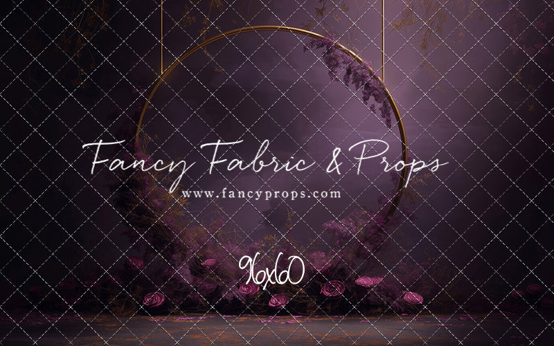 Moonlit Plum Petals - With Sweep Option