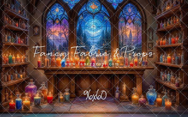 Mystic Potion Emporium - Cement Floor - With Sweep Option