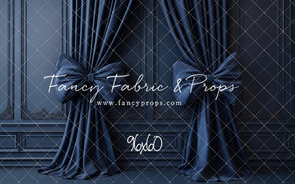 Navy Luxe Bows - With Sweep Option