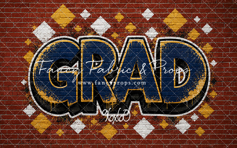 Navy & Gold Grad - With Sweep Option