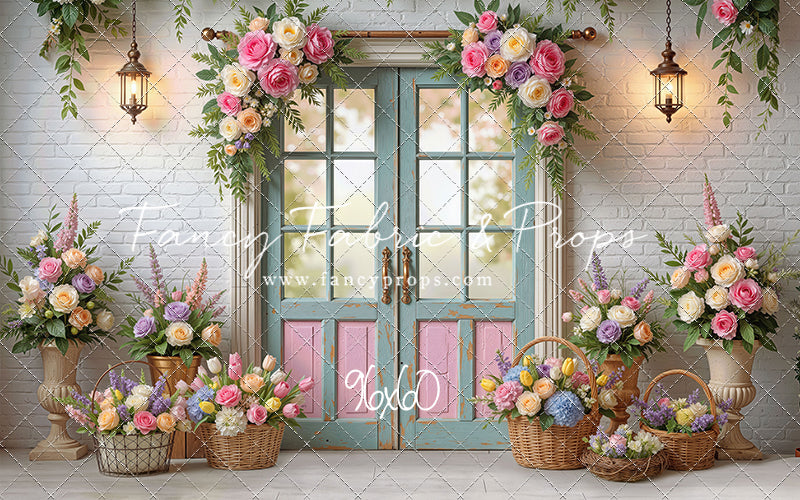 Pastel Garden Doors - With Sweep Option