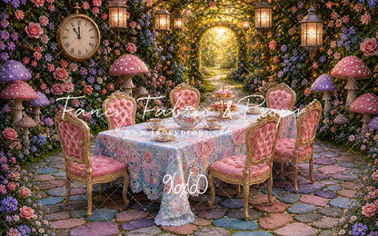 Pastel Tea Party - With Sweep Option