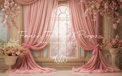 Pink Blossom Parlor - With Sweep Option