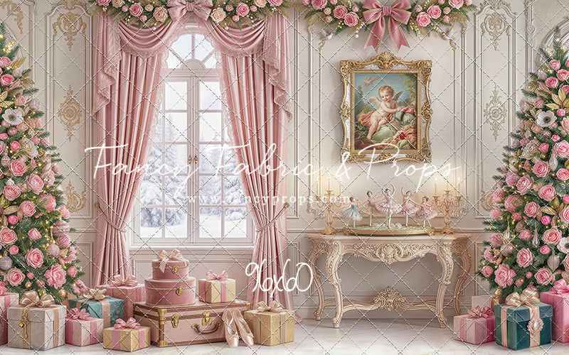 Pink Velvet Christmas - with Sweep Option